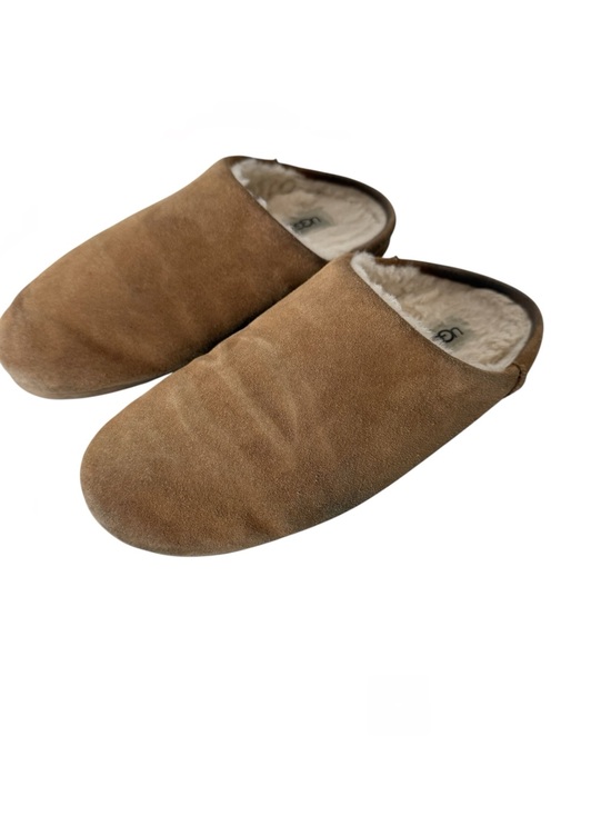 UGG Shoes - UGG Women's Elea Chestnut Sheepskin Slip On Comfort Slippers Size 7
